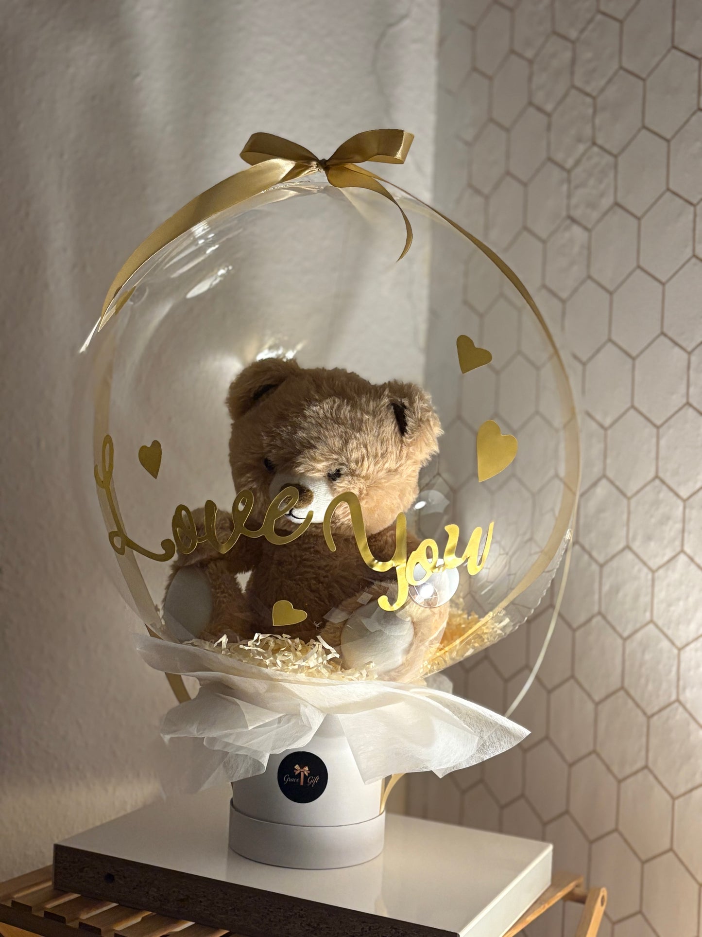 Buddy Bear Balloon Surprise – A Magical Gift of Love, Flowers & Sweet Delights 🎈