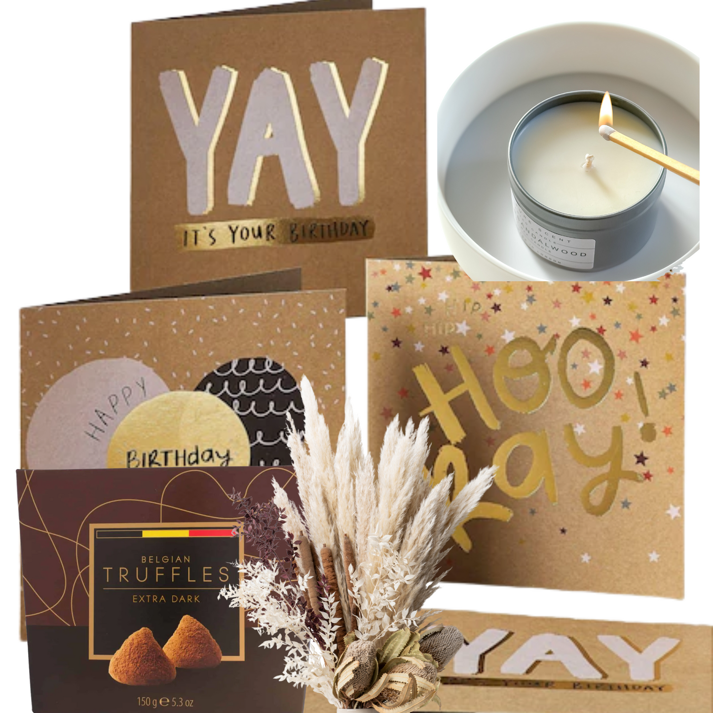 Luxe Birthday Bloom Box (Dried Flowers Edition)