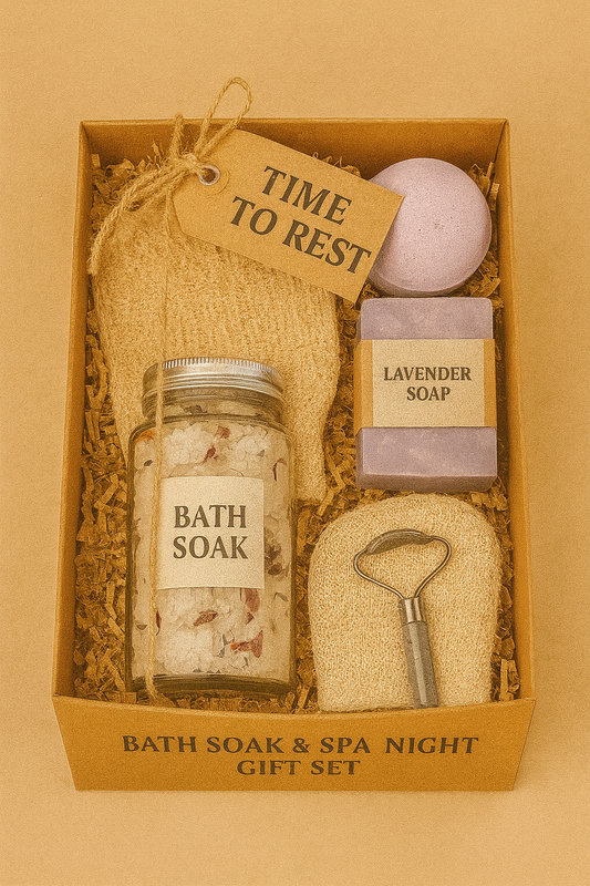 Bath Soak & Spa Night Gift Set