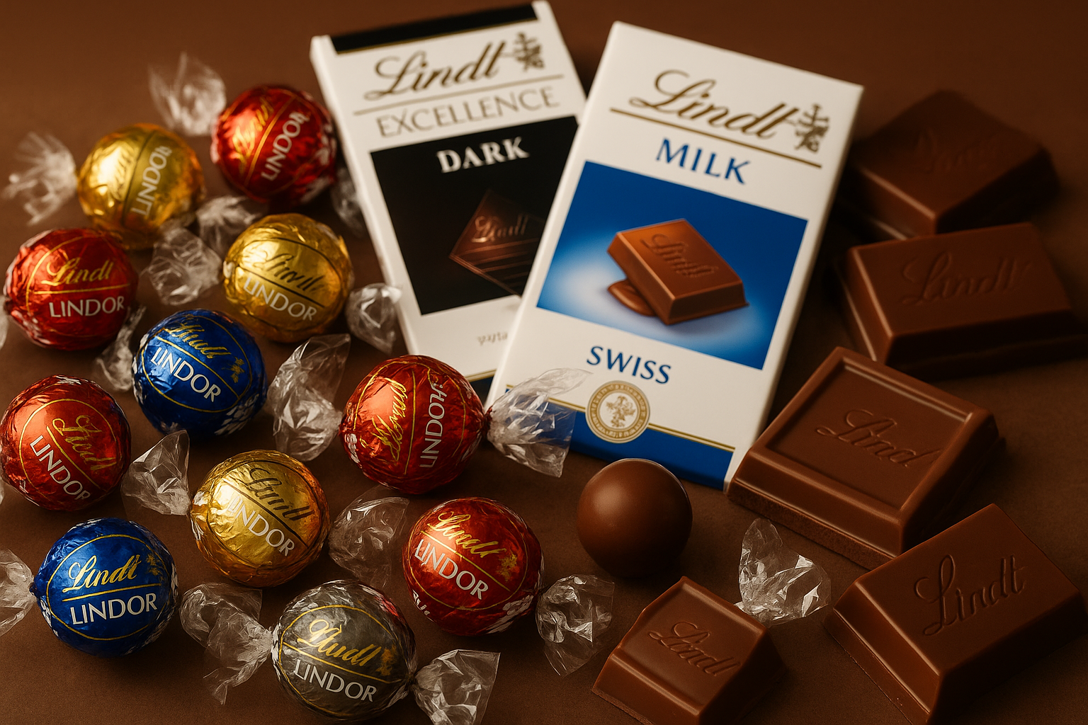 mix of lindt choclate