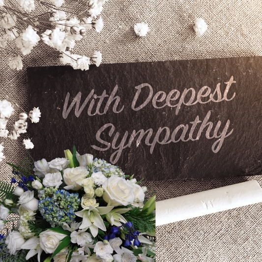 Sympathy & White Bloom Bouquet